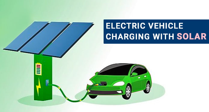 electri vehicle charging with solar power